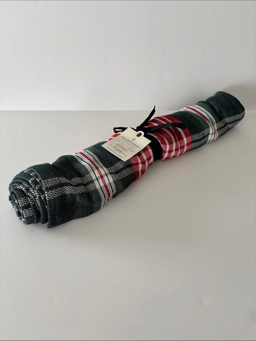 Hearth & Hand Extra Long Table Runner in Green